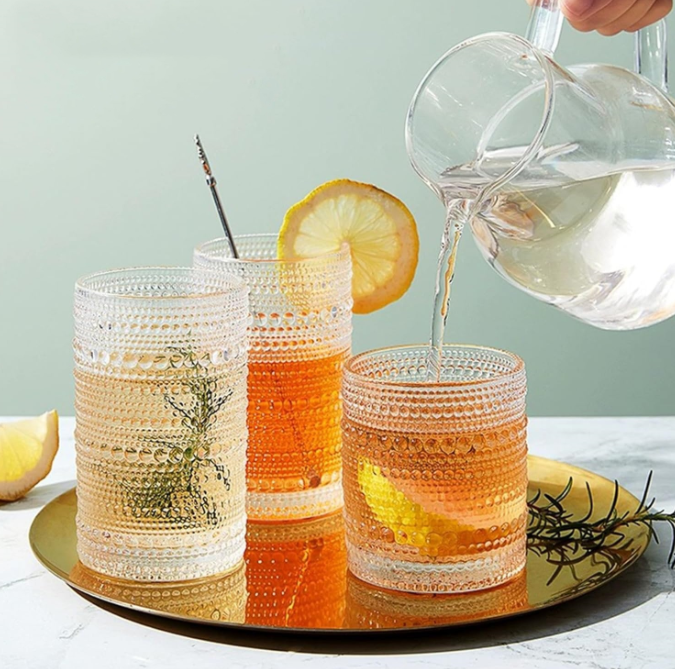 Retro glassware cup
