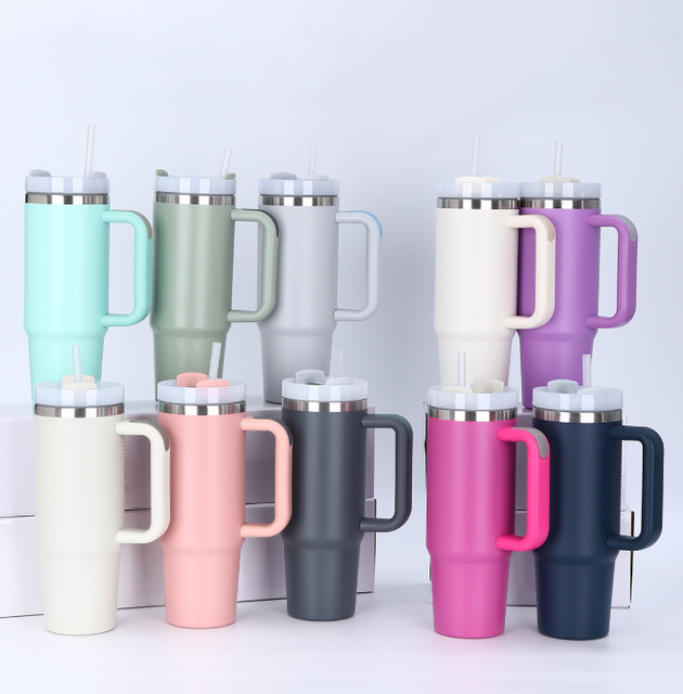 Handle stainless steel insulated ice cup