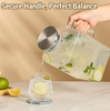 Square-shaped Glass Tea Pot