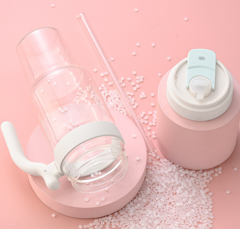 Large-capacity Straw Glass Cup
