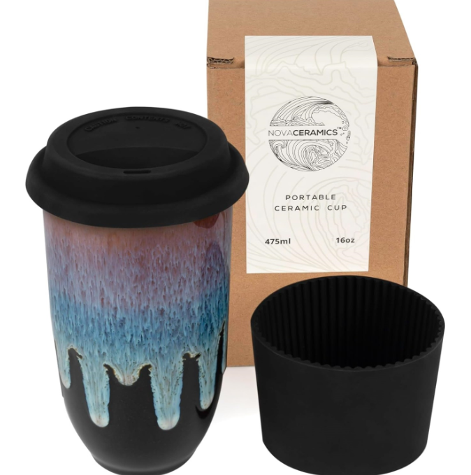 Ceramic coffee cup