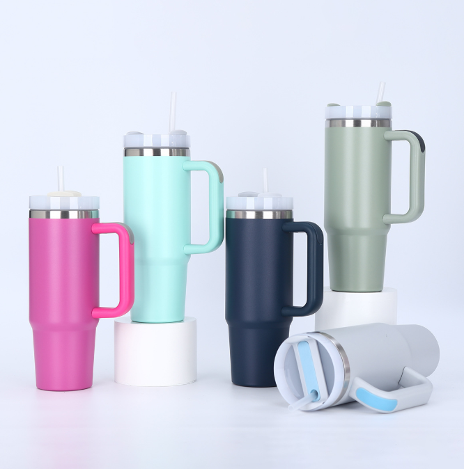 Handle stainless steel insulated ice cup