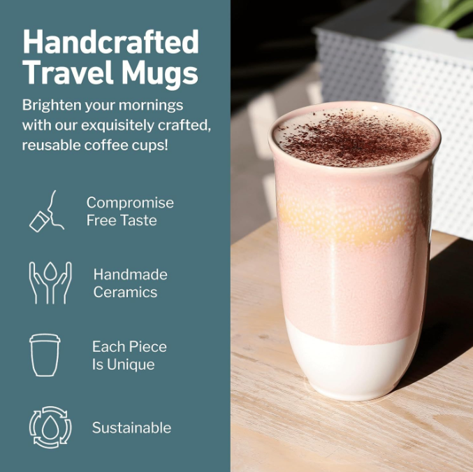 Ceramic coffee cup