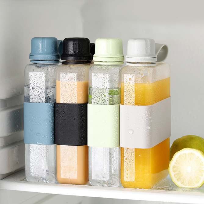 Portable Flat Jug Plastic Cup