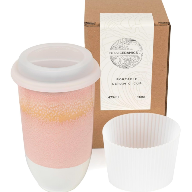 Ceramic coffee cup