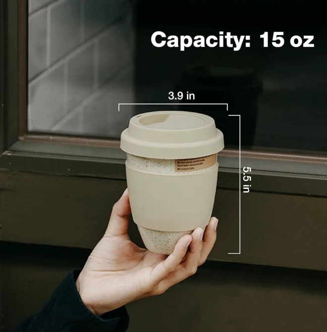 Portable Vehicle-mounted Ceramic Coffee Cup