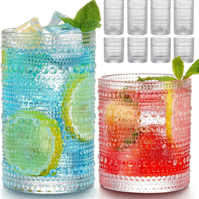 Retro glassware cup
